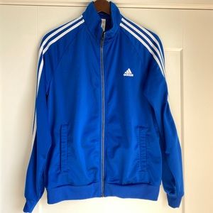 Adidas electric blue track jacket